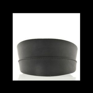 Rick owens leather visor